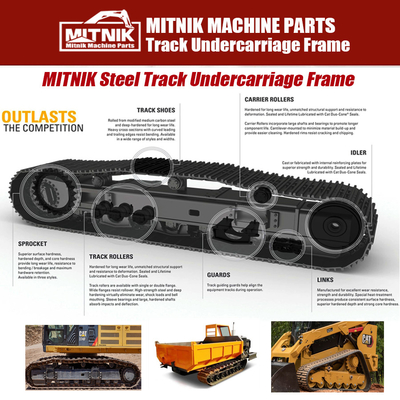Construction Undercarriage Parts 3T 8T 10T 12T 15T 20T Track Chassis Frame with OEM