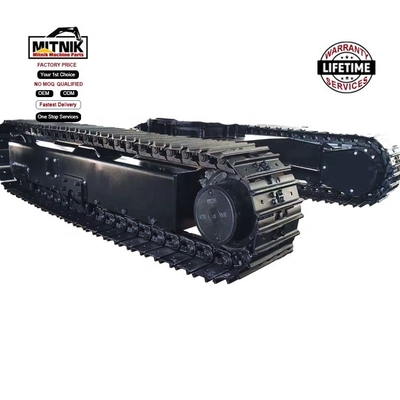 Construction Works Undercarriage Parts Steel Track Chassis Concrete Paver Side Frame