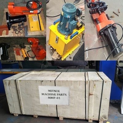 Portable Hydraulic Track Link Pin Press Pusher Machine for 20T-60T Excavator and Dozer Yellow