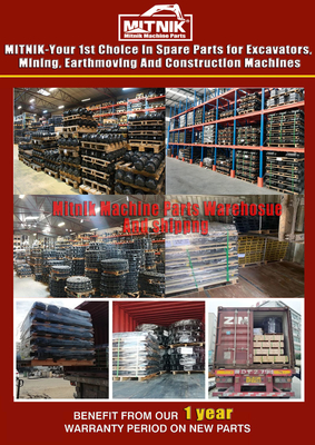 Excavator Undercarriage Parts Track Group Assembly with 8-12mm Hardness Depth Depth