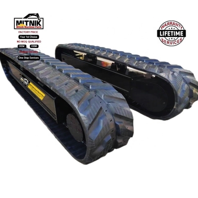 OEM Services Provided 6Ton Rubber Track Undercarriage for Drilling Rig Track Chassis