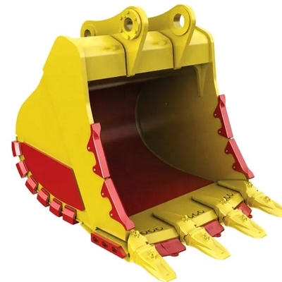 Yellow/Black Heavy-duty Rock Bucket for PC1250 R1200 EX1200 HD Machinery Repair Shops
