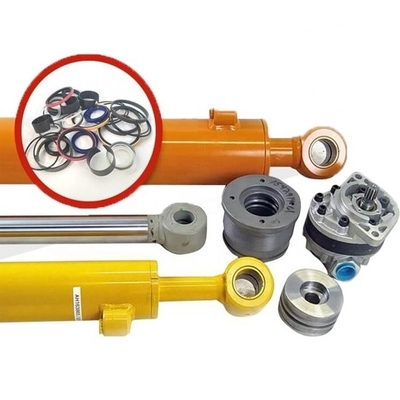 5 Ton 8 Ton 10 Ton Mini Excavator Parts Small Tractor Loader Yellow Hydraulic Cylinder