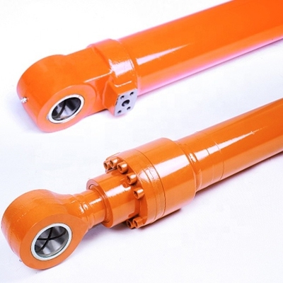 Excavator Bulldozer Attachment PC200-7 PC300 PC400 PC600 Hydraulic Cylinders in Yellow