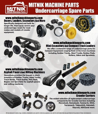 EX50UR Mini Excavator Spare Parts Undercarriage Track Roller with OEM Availability