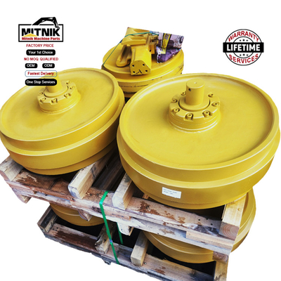 Hardness Depth 8-12mm D3D4D5D6 Front Idler Track Idler Wheel for Excavators Bulldozers