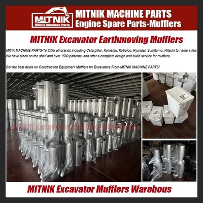 Excavator Spare Parts for Kobelco E25B Exhaust Muffler Pipes and Accessories