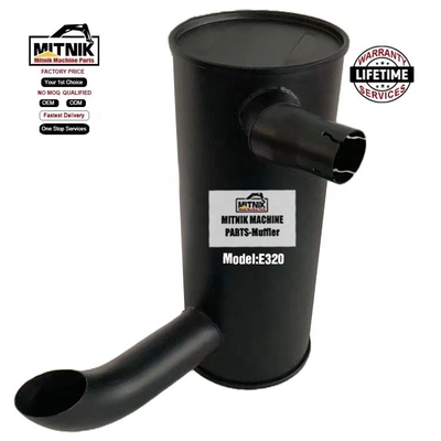 Technique Forging Casting 2 Excavator E320 Silencer Exhaust Muffler Pipes And Accessories