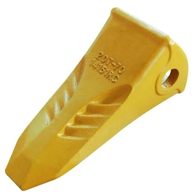 Yellow Excavator Bucket Tooth and Adaptor Part Number 2077014151RC for HD Bucket Type