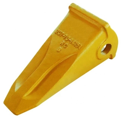 Yellow Excavator Bucket Tooth and Adaptor Part Number 2077014151RC for HD Bucket Type