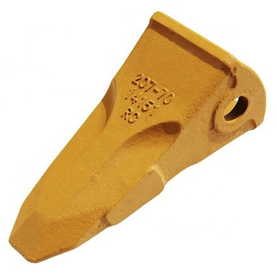 Yellow Excavator Bucket Tooth and Adaptor Part Number 2077014151RC for HD Bucket Type