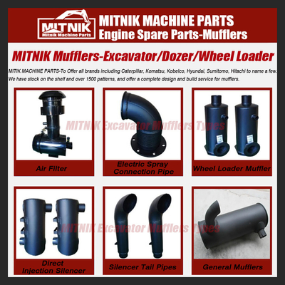 Excavator with the and Durable SK30 SK55 SK60-1 Muffler Silencer