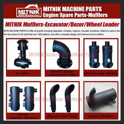 SK135SR-II Muffler Silencer Upgrade for Kobelco Excavator at Food Beverage