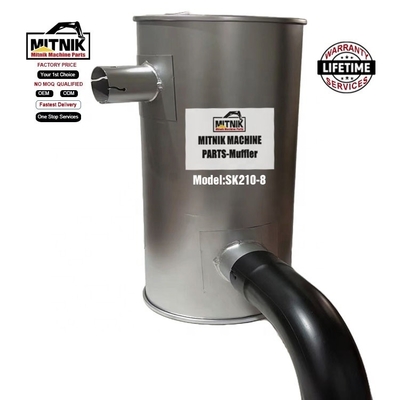 Technique Forging Casting Engine Muffler Pipes And Accessories for SK210-8 Excavator