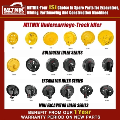 Spare Parts Bulldozer Undercarriage D20 D30 D31 D3B D3C D3D Front Wheel Idler Roller