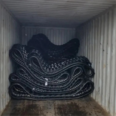 400x72.5x74 Rubber Tracks for Mini Excavator PC50 PC55 PC60 Nature Rubber Material