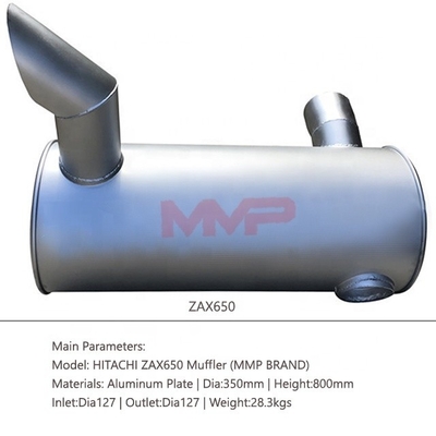 Customizable Color and Size 2128491 Engine Muffler for Caterpillar 314C 314Cl 314CR