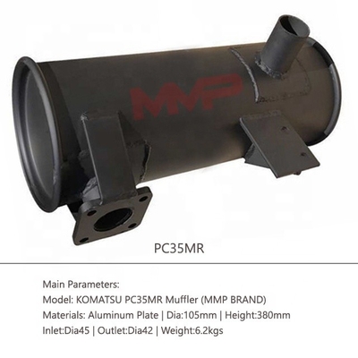 Replacement Muffler E320C 320C 320CL 320CLN Digger Exhaust Silencer For Caterpillar