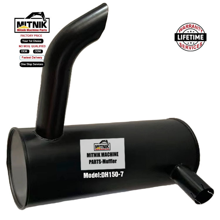 DH220 DH150 DH225 Excavator Construction Machinery Parts Silencer Muffler Exhaust