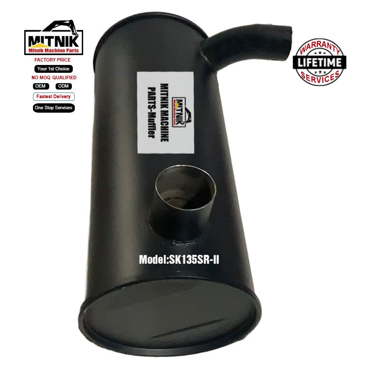 OEM Standard Excavator Parts for SK135SR Silencer Muffler at Machinery Repair Shops